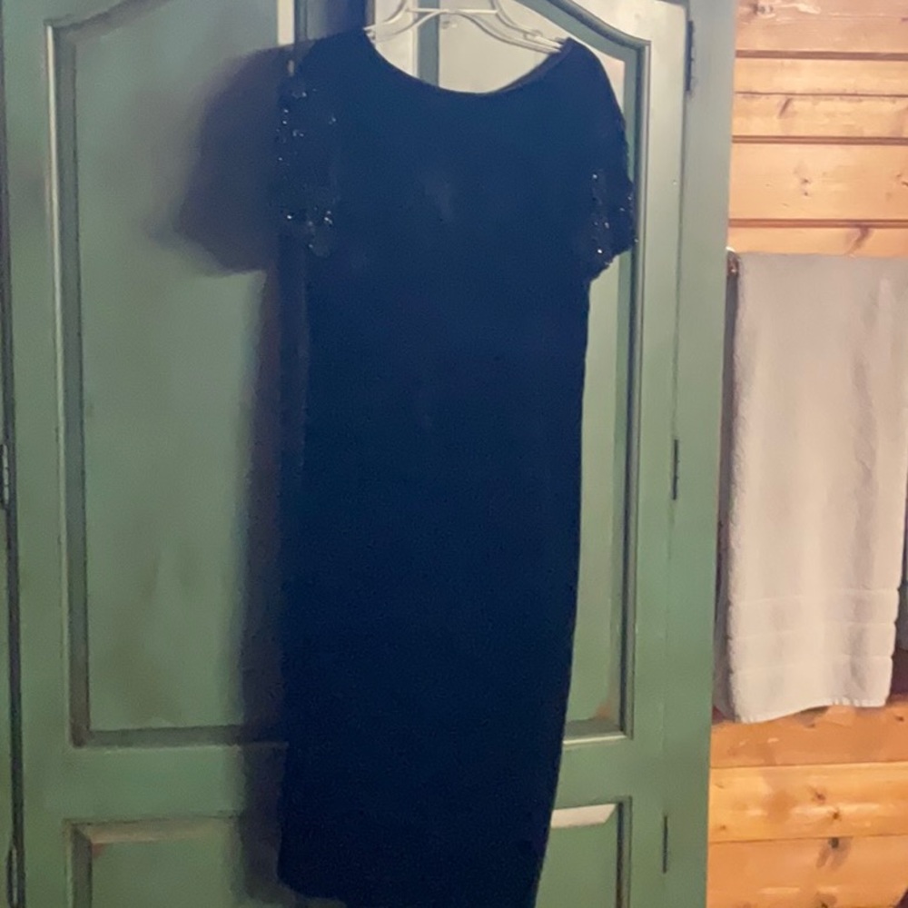 Black Velvet Cocktail Dress
